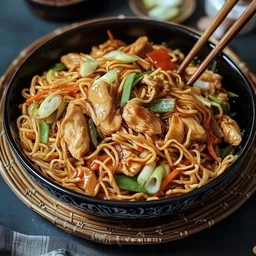 Double Egg Chicken Noodles | Tasty Food Court