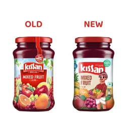 Kissan Mixed Fruit Jam, With Fruit Ingredients, 500 g