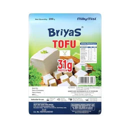 Briyas Milky Mist Tofu Paneer, 200 G