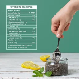 Pureheart Raw Chia Seeds 230 gm| Chia Seeds for Weight Management | Rich in Calcium, Protein, Fiber, Omega-3 and Antioxidant