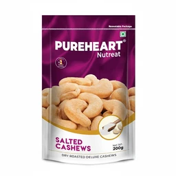 Pureheart Nutreat Roasted Salted Cashews (200 gm)