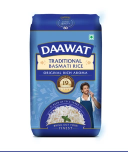 Daawat Traditional Basmati Rice 1Kg