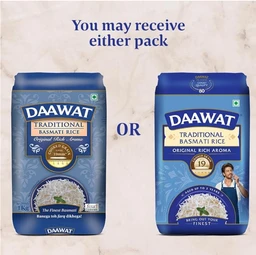 Daawat Traditional Basmati Rice 1Kg