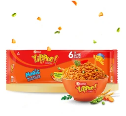 Sunfeast YiPPee! Magic Masala, Instant Noodles 6 in 1 Pack , 420g (Weight May Vary)