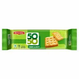 Britannia 50-50 Sweet & Salty Biscuits pack of 2 (2x62.8 g)