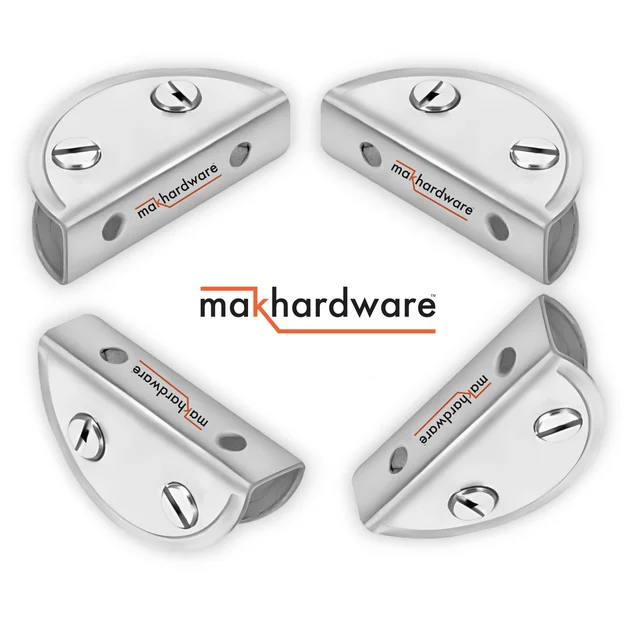 MAK HARDWARE D BRACKET HEAVY - 8mm HEAVY