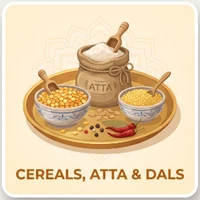 Cereals, Atta & Dals