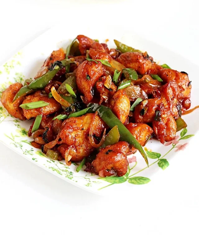 Cholen fast food Chili Chicken - Full plate