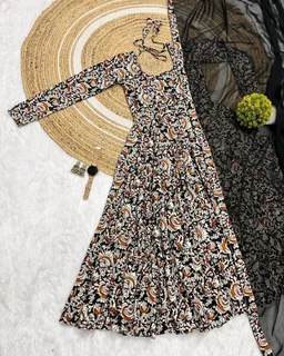 Kalamkari Maxi - XL(42), Black