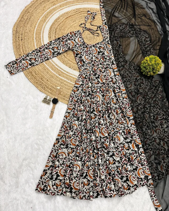 Kalamkari Maxi - XL(42), Black