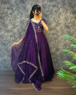 Neha - 3XL, Purple