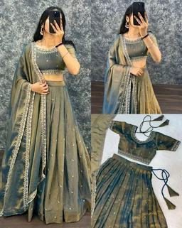 Sahana - Free Size (M to 2XL), Gray