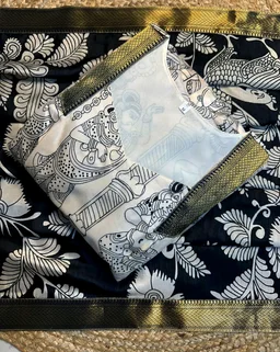 Ritu Choudhary–Inspired Kalamkari Anarkali Set - M