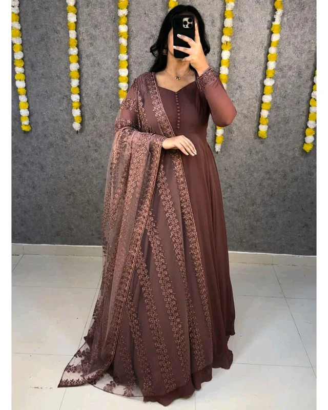 Monica - 2XL, Choco Brown
