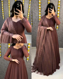 Monica - 4XL, Choco Brown
