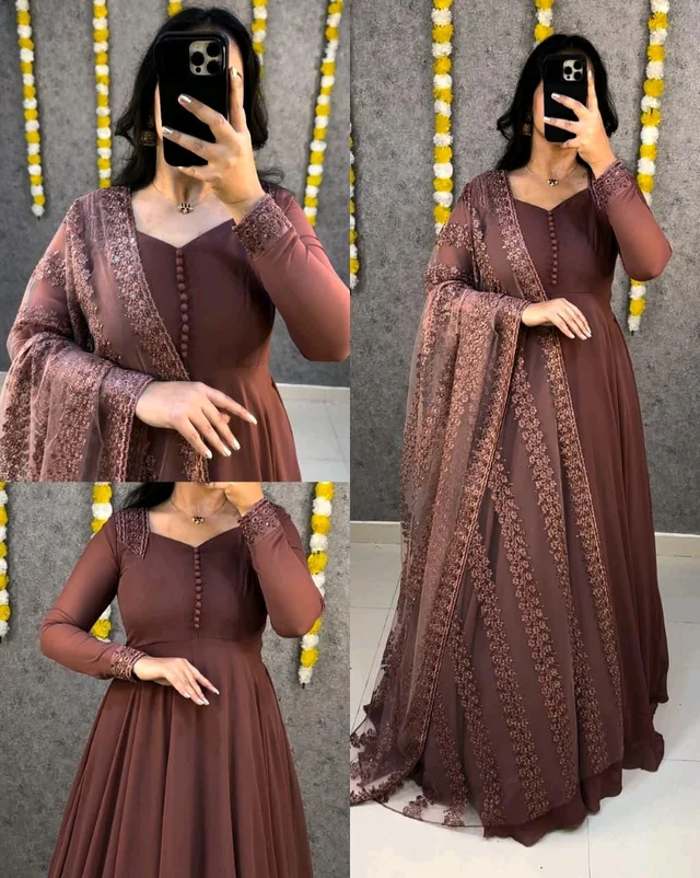 Monica - 4XL, Choco Brown