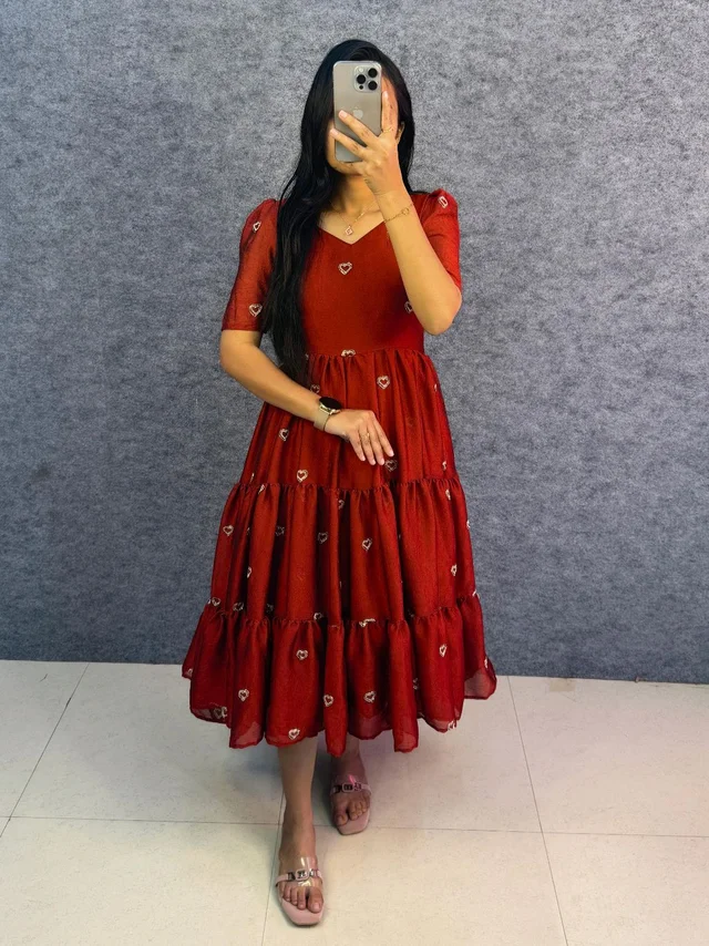 Lilly - 3XL, Rusty Maroon