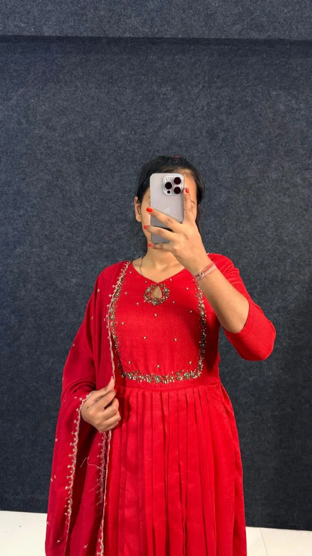 Lekha - 2XL, Red