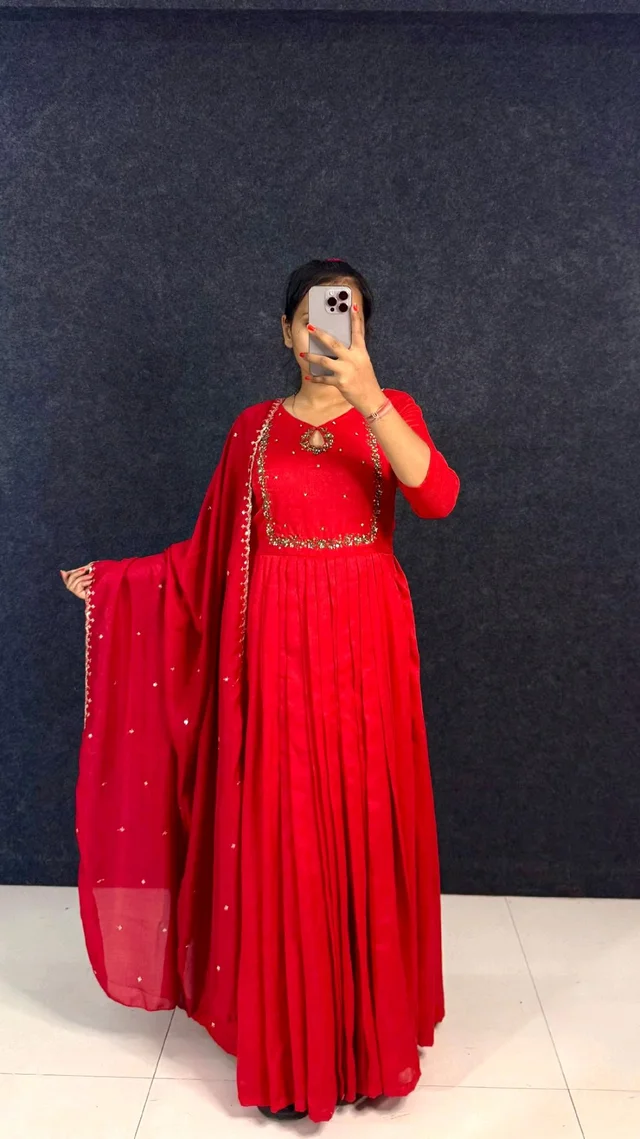 Lekha - 3XL, Red