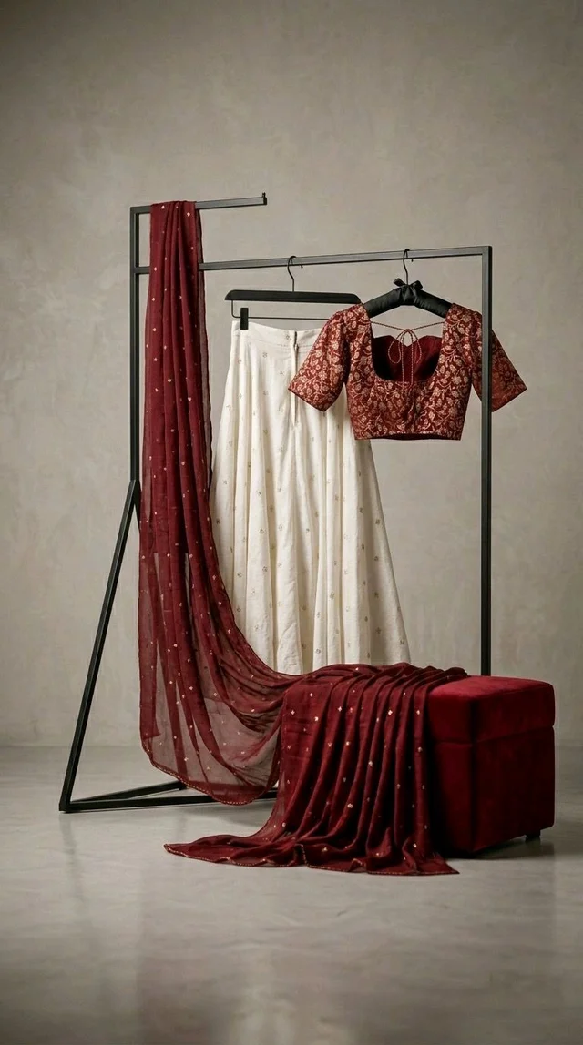 MANASA Royal Designer Lehenga Set - L