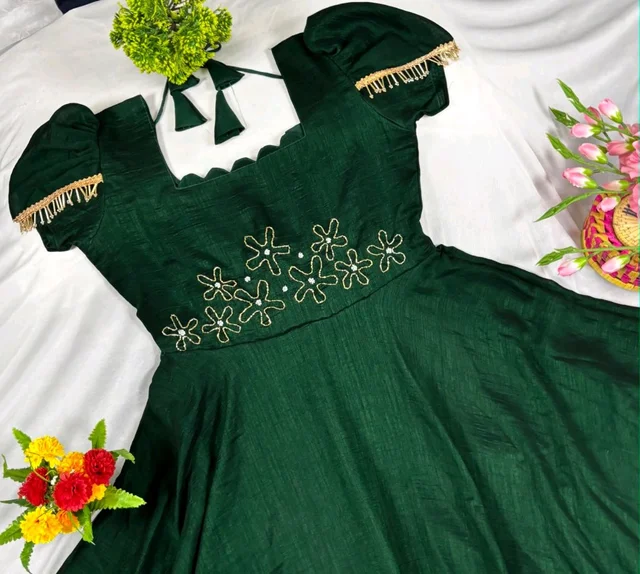 Nandhini - S, Bottle Green