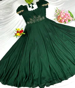 Nandhini - S, Bottle Green