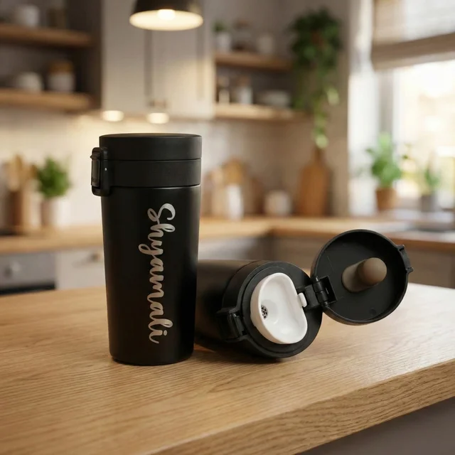 Personalized Spill-proof Insulated Signature Travel Mug