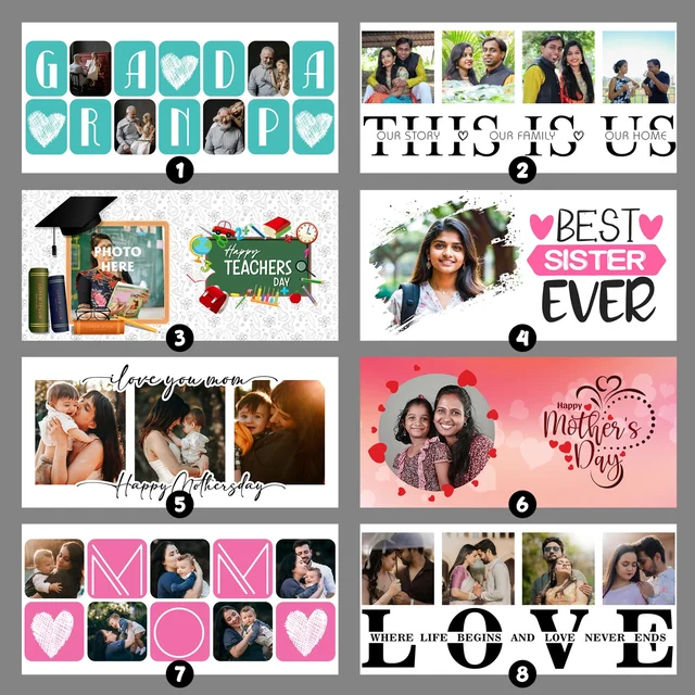 Personalised Colour photo Mug with - Heart Handle