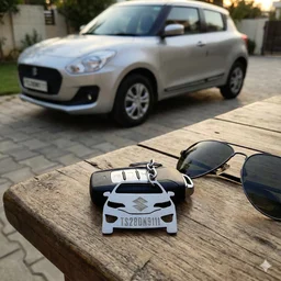 Personalised name metal Car keychain
