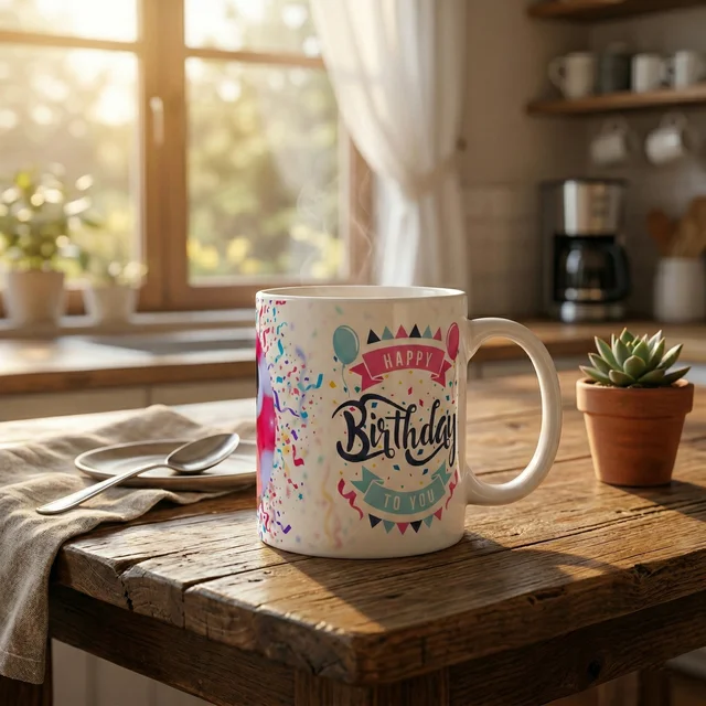 Personalised Photo White Coffee Mug