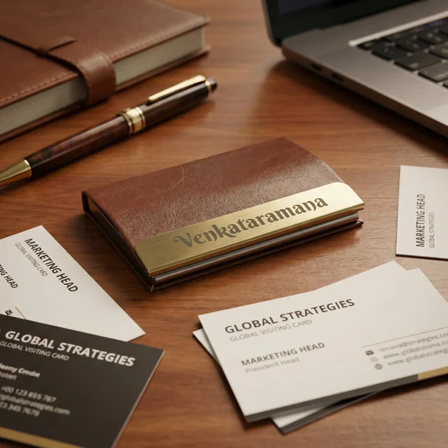 Personalized Card holder with name