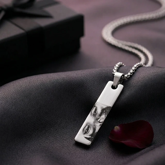 Personalised Eye Engraved Pendant -Unisex