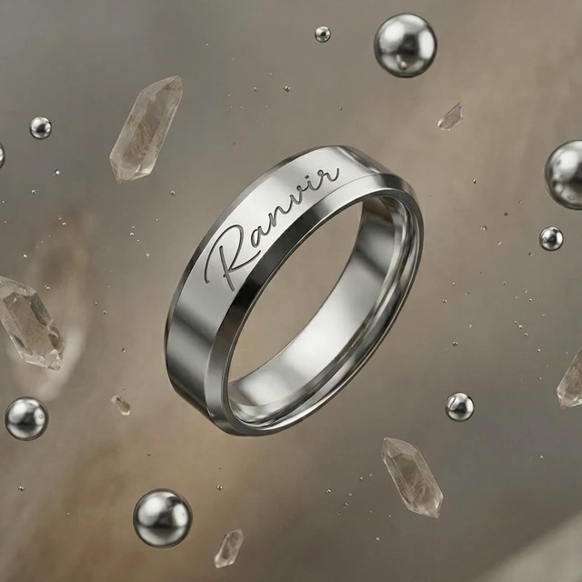 Pesonalised Ring With Name Engraved - Unisex