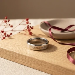 Pesonalised Ring With Name Engraved - Unisex