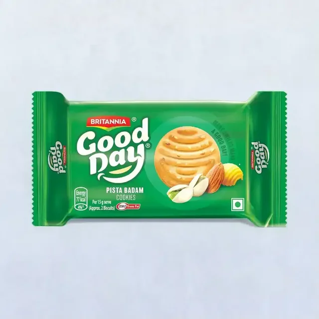 Britannia Good Day Pista Badam Cookies | Trans Fat-free - 200 g