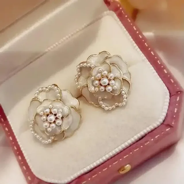 Estailo Fashion Women's Jewellery Earrings Floral One Size | E0001403
