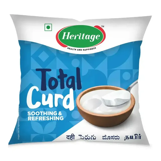 Heritage Total Curd Pouch - 475 g