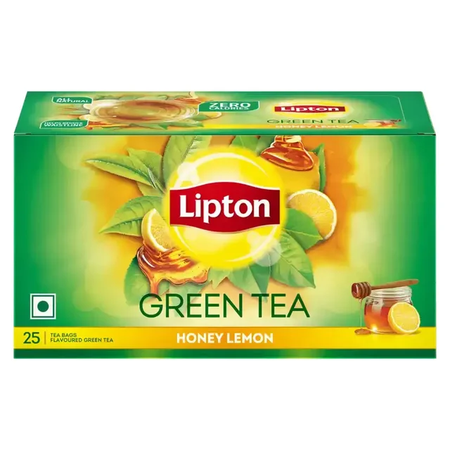 Lipton Honey Lemon Green Tea Bags - 25 pcs