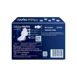 Stayfree Secure Nights XXL Sanitary Pads - 18 pcs