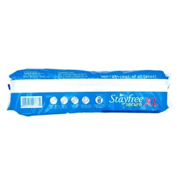 Stayfree Secure Sanitary Pads | XL | 6 pcs - 6 pcs
