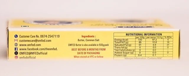 Omfed Table Butter 100g - 100g
