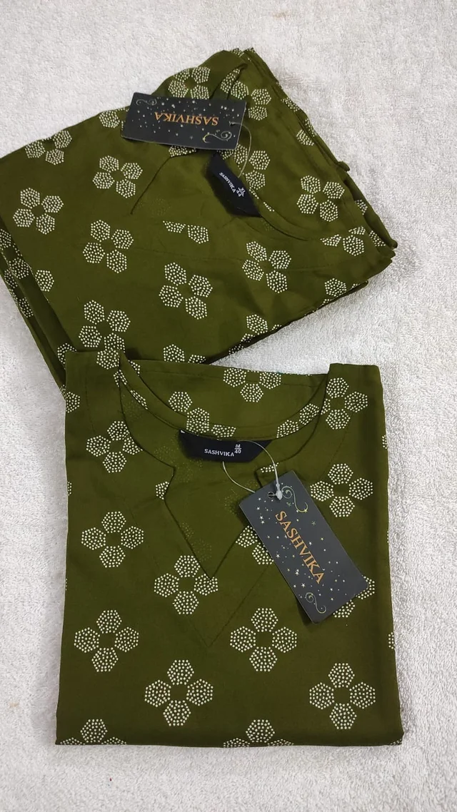 Shashvika Office and College wear Kurti With Side Pocket - M 40