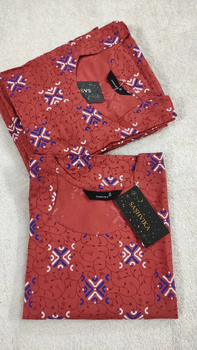 Shashvika Office and College wear Kurti With Side Pocket - L 42