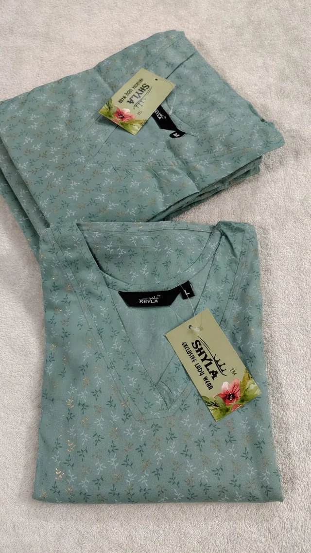 Premium Rayon Kurti With Side Pocket