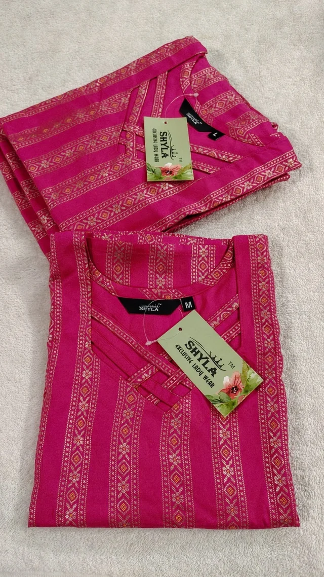 Premium Rayon Kurti With Side Pocket