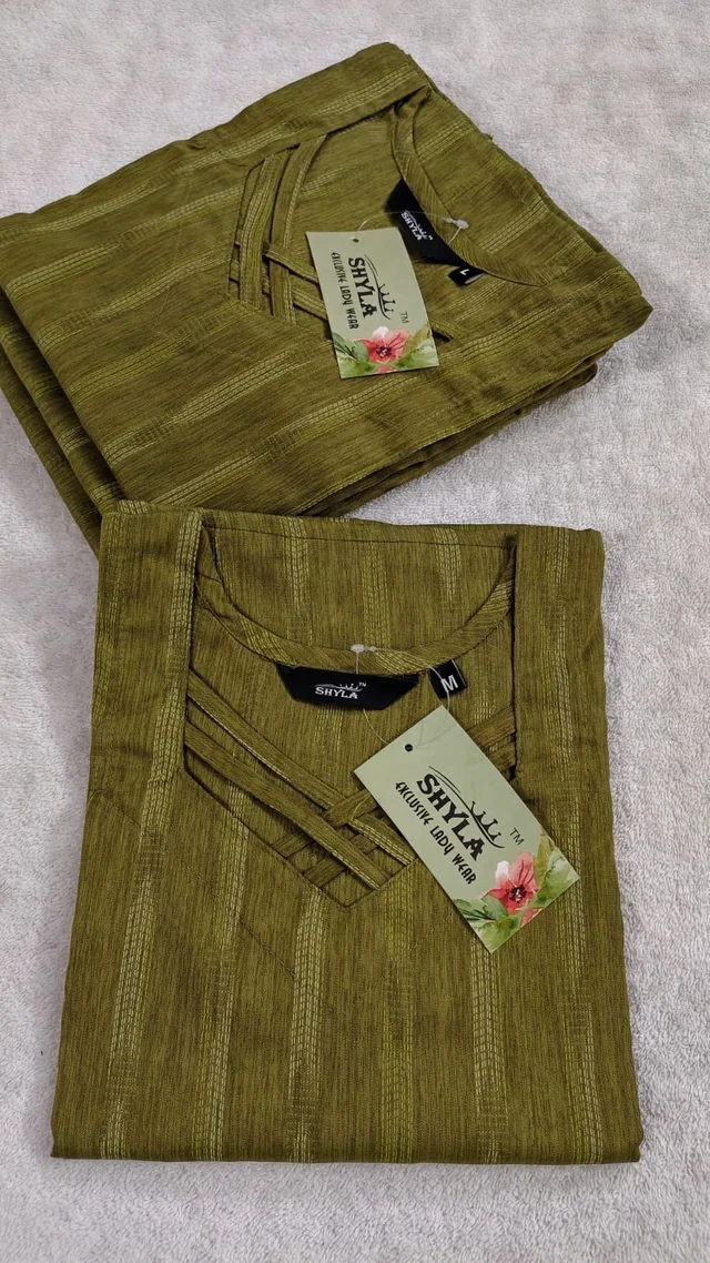 Premium Rayon Kurti With Side Pocket