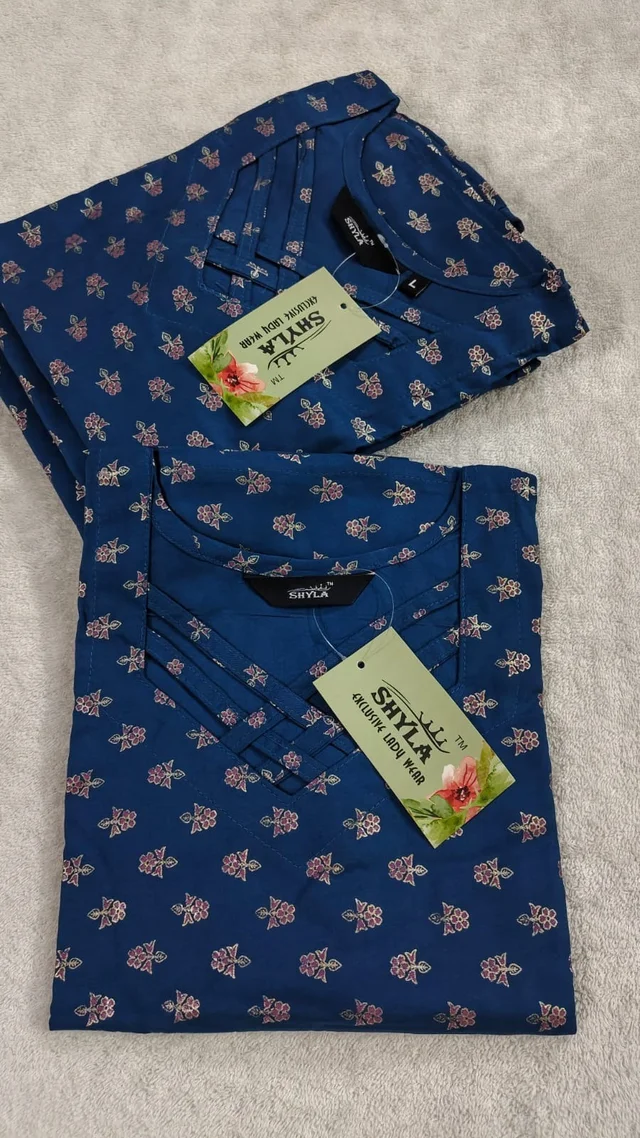 Premium Rayon Kurti With Side Pocket