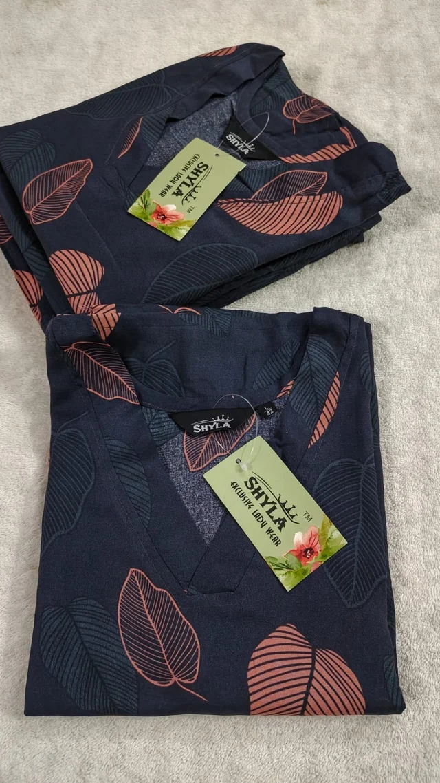 Premium Rayon Kurti With Side Pocket