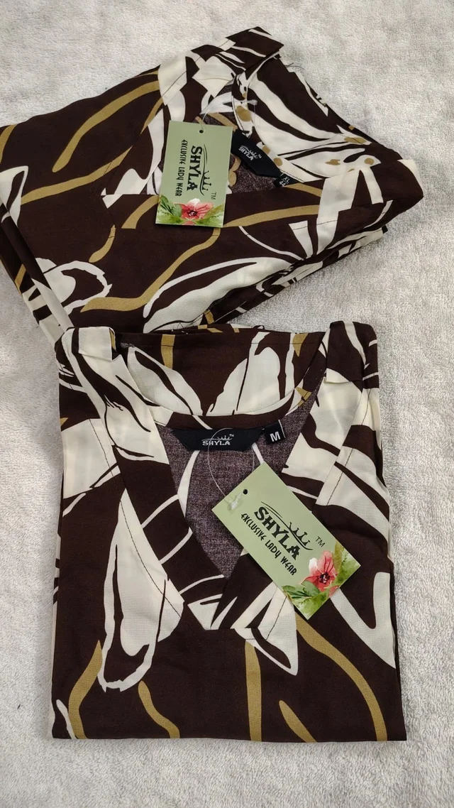 Premium Rayon Kurti With Side Pocket
