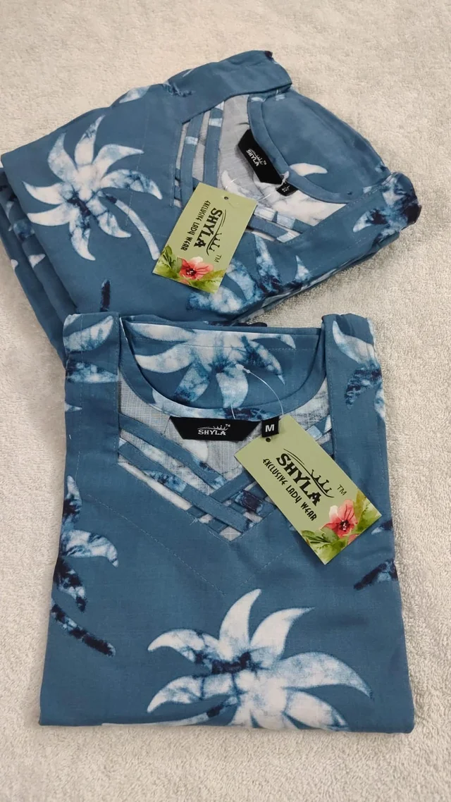 Premium Rayon Kurti With Side Pocket